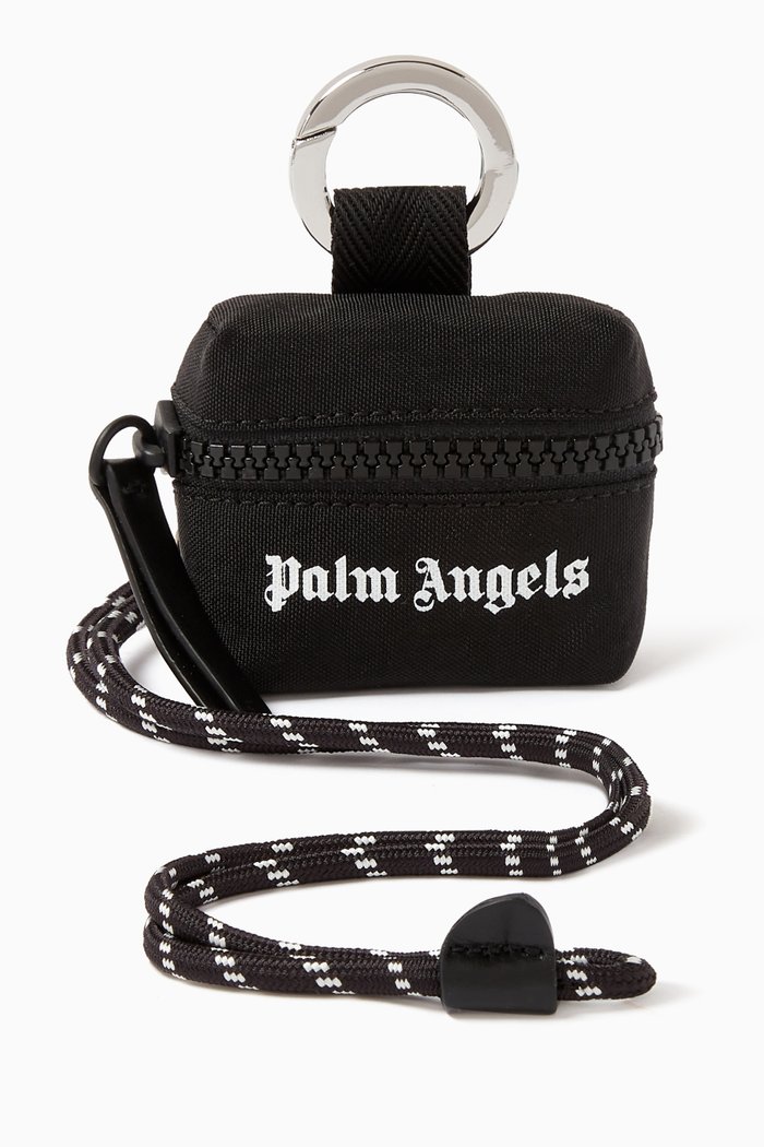 

Airpods Pro Case Lanyard in Nylon & Leather, Black