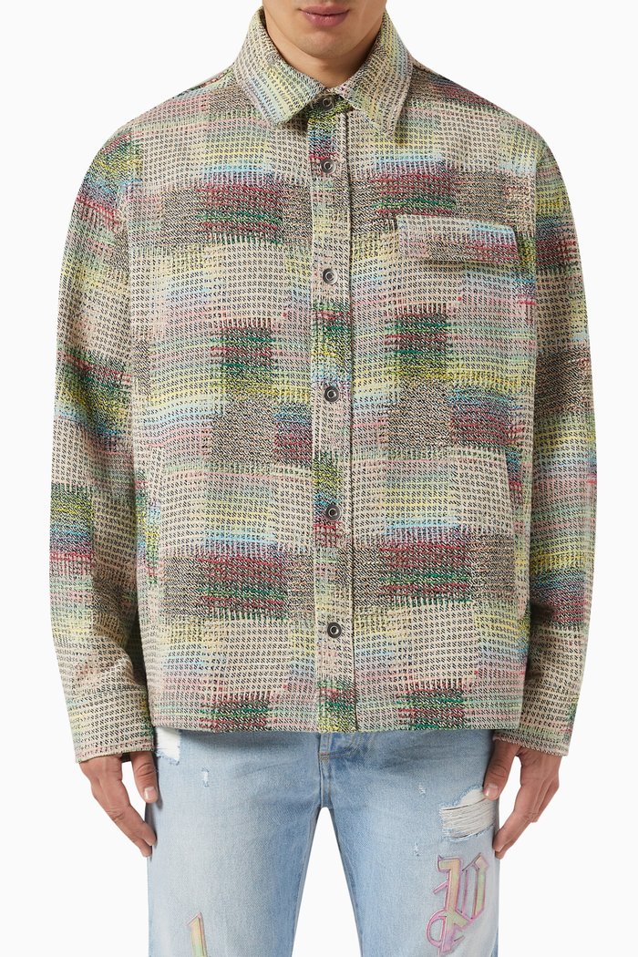

Logo Overshirt in Jacquard, Multicolour