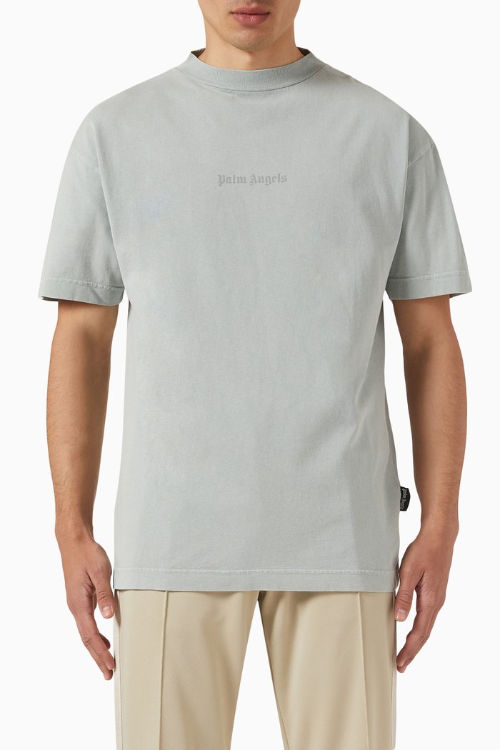 

Reverse Logo T-shirt in Cotton Jersey, Grey