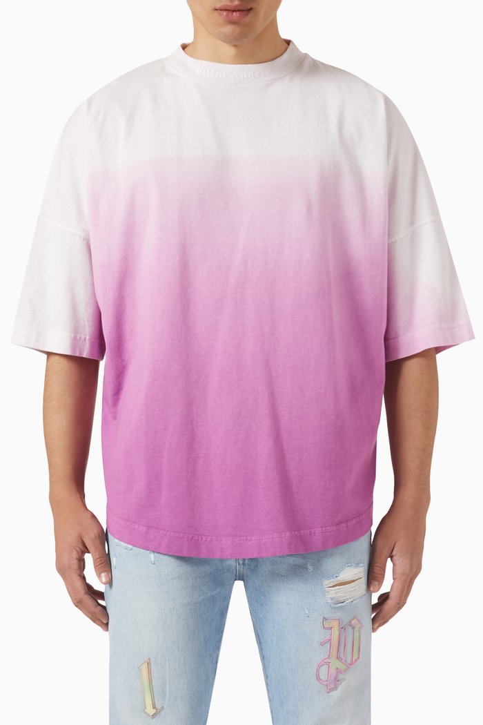 

Gradient T-shirt in Cotton Jersey, Purple