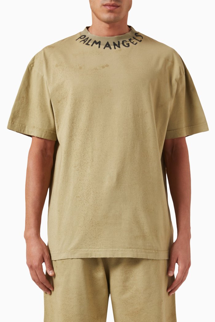 

Miami Logo T-Shirt in Cotton, Neutral