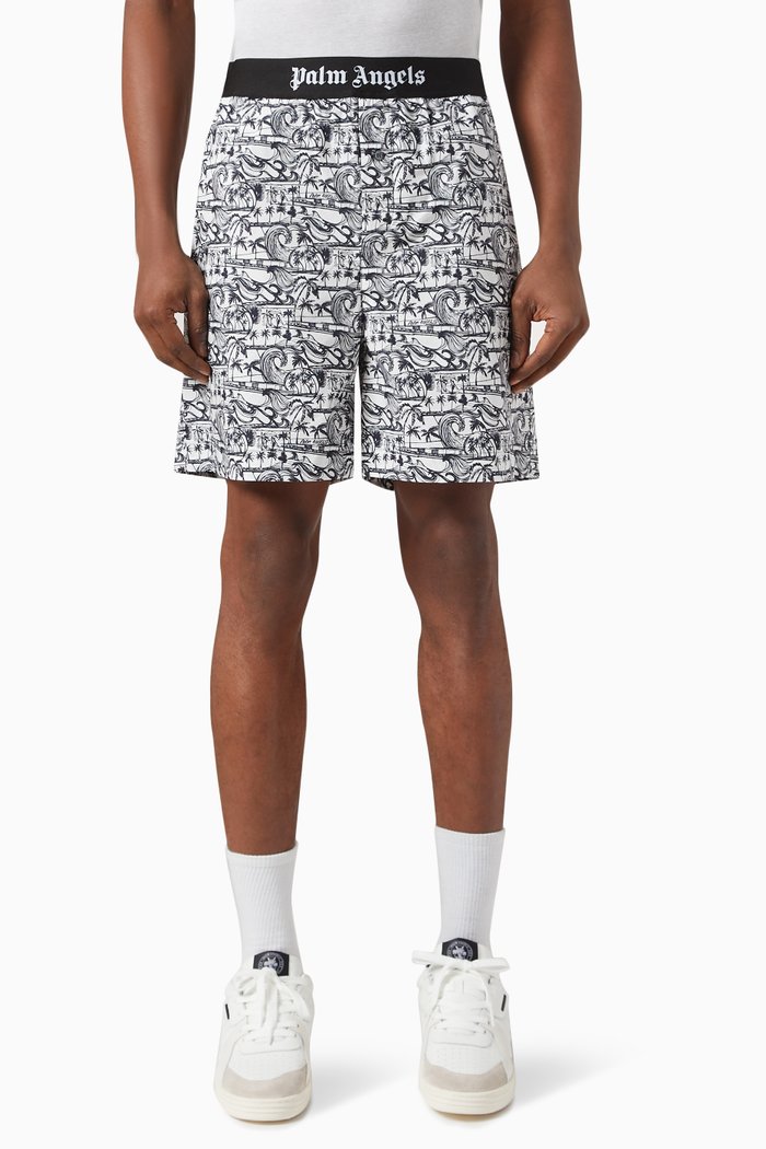 

Wave Easy Shorts in Cotton, White