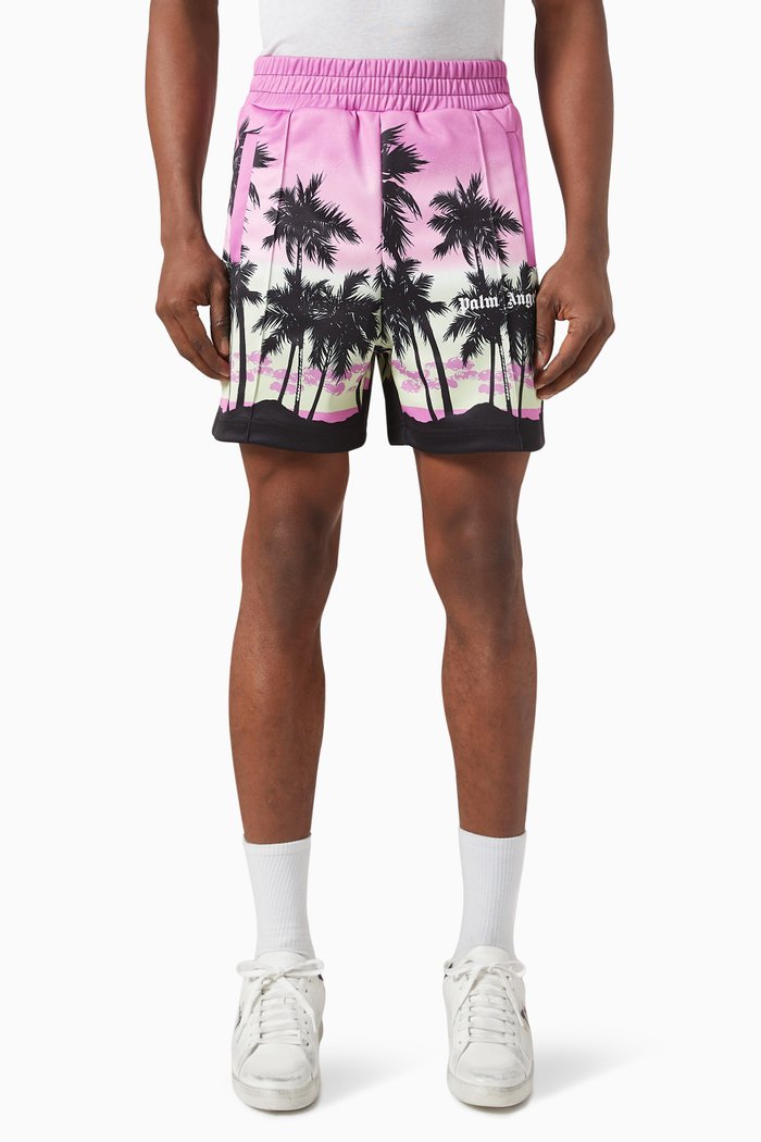 

Sunset Track Shorts in Fleece, Multicolour
