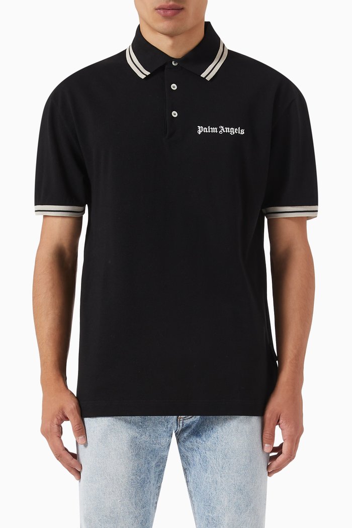 

Classic Logo Polo in Cotton, Black