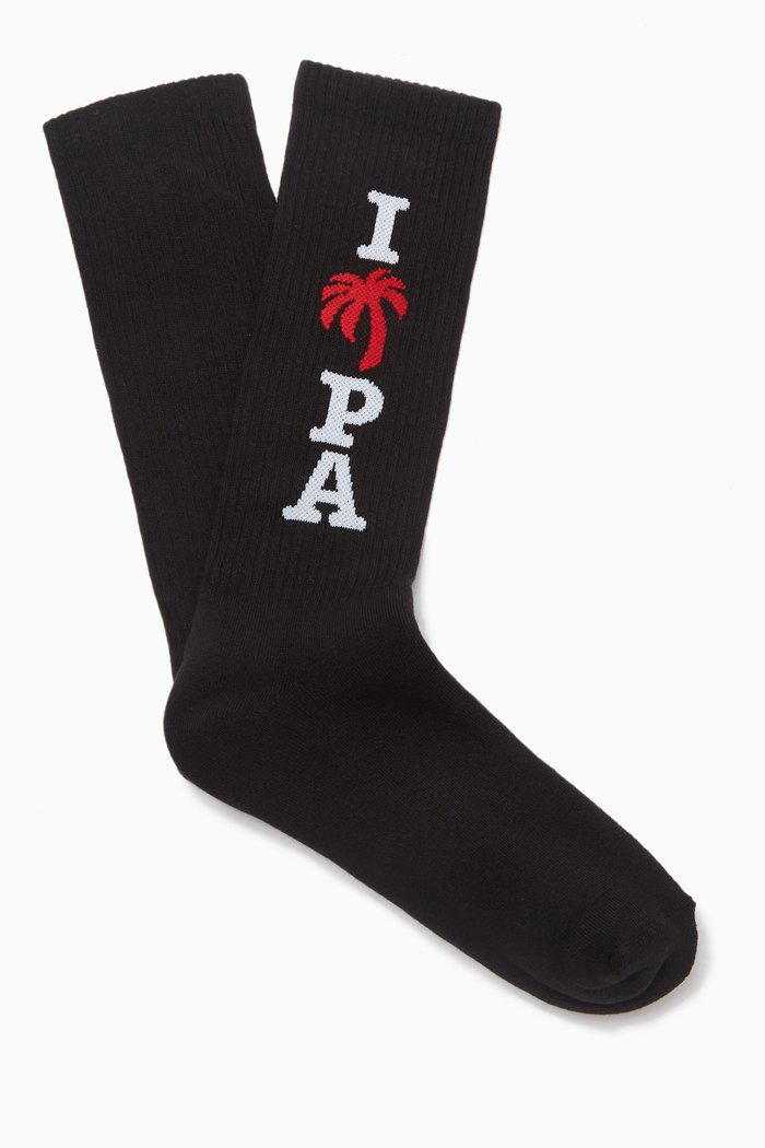 

I Love PA Socks in Cotton, Black
