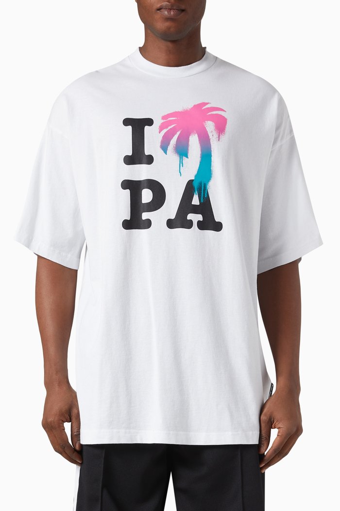 

I Love PA T-shirt in Cotton Jersey, White