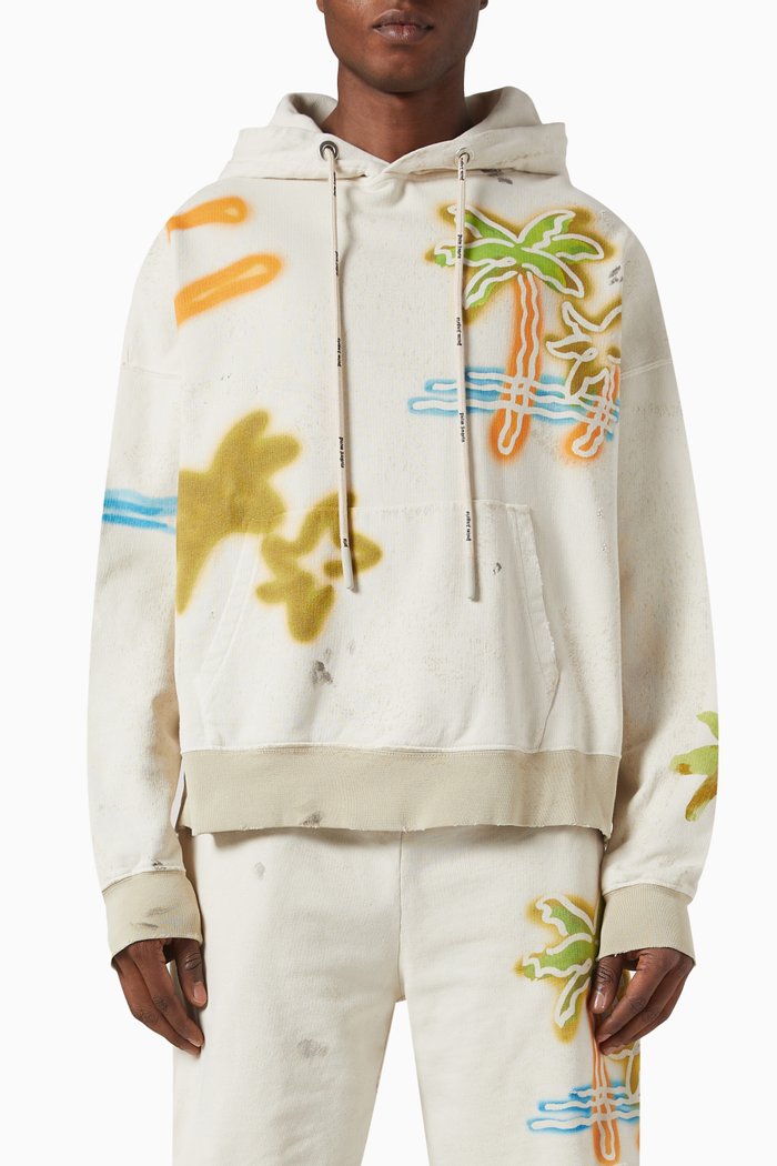 

Palm Neon Hoodie in Fleece, Neutral