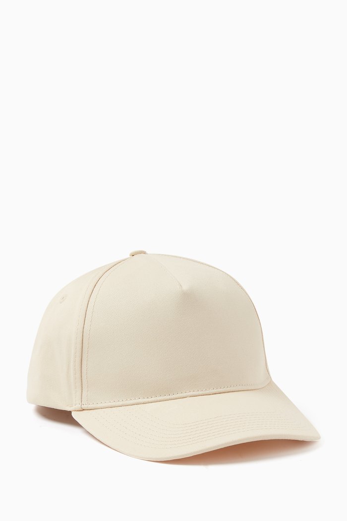 

Logo Baseball Cap in Cotton Canvas, Neutral