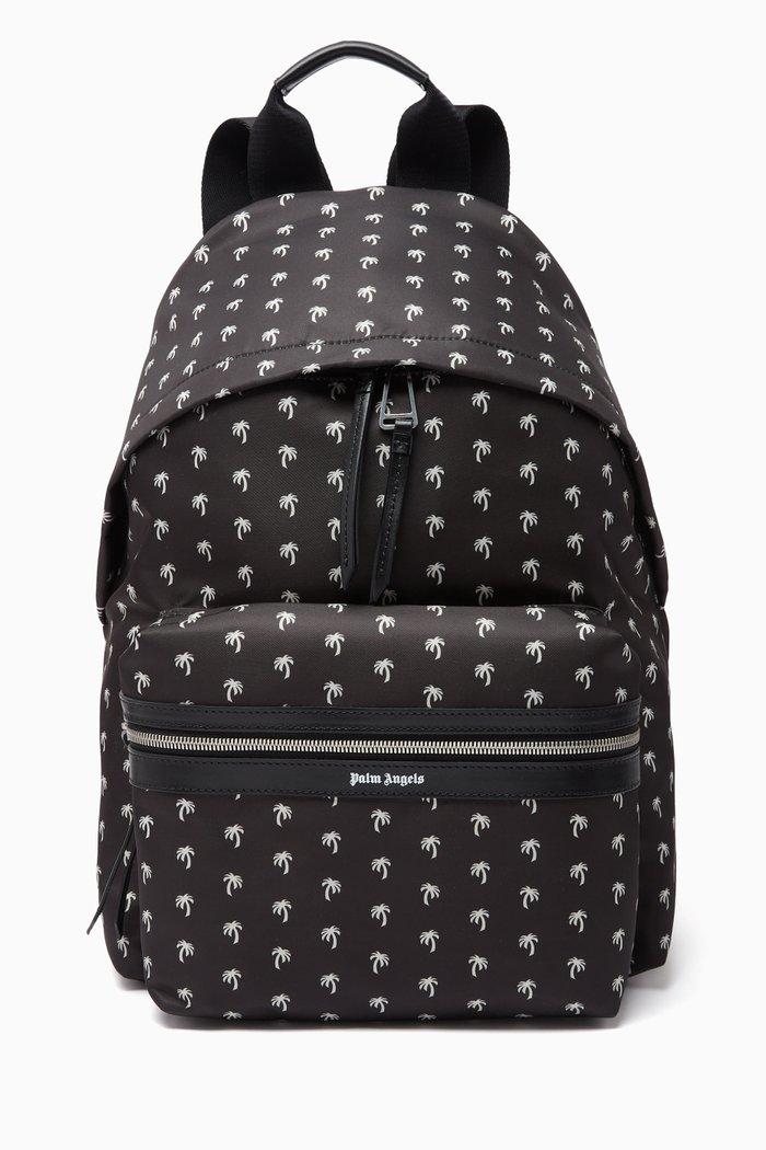 

Mini Palms Backpack in Nylon, Black