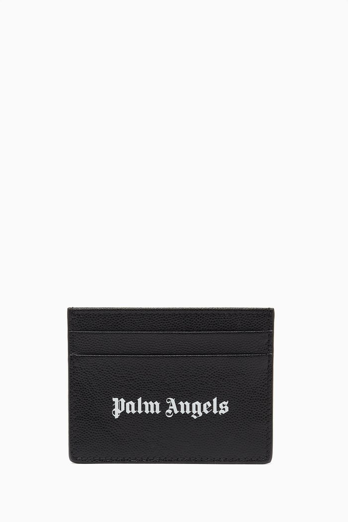 

Logo Cardholder in Calf Leather, Black