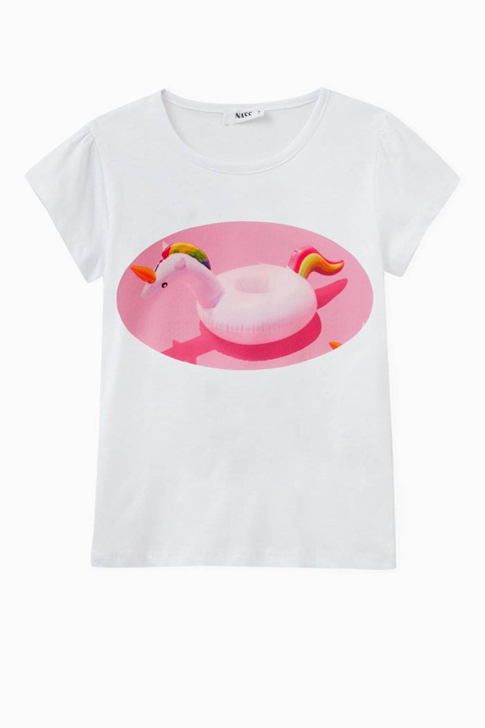 

Unicorn T-shirt in Cotton, White