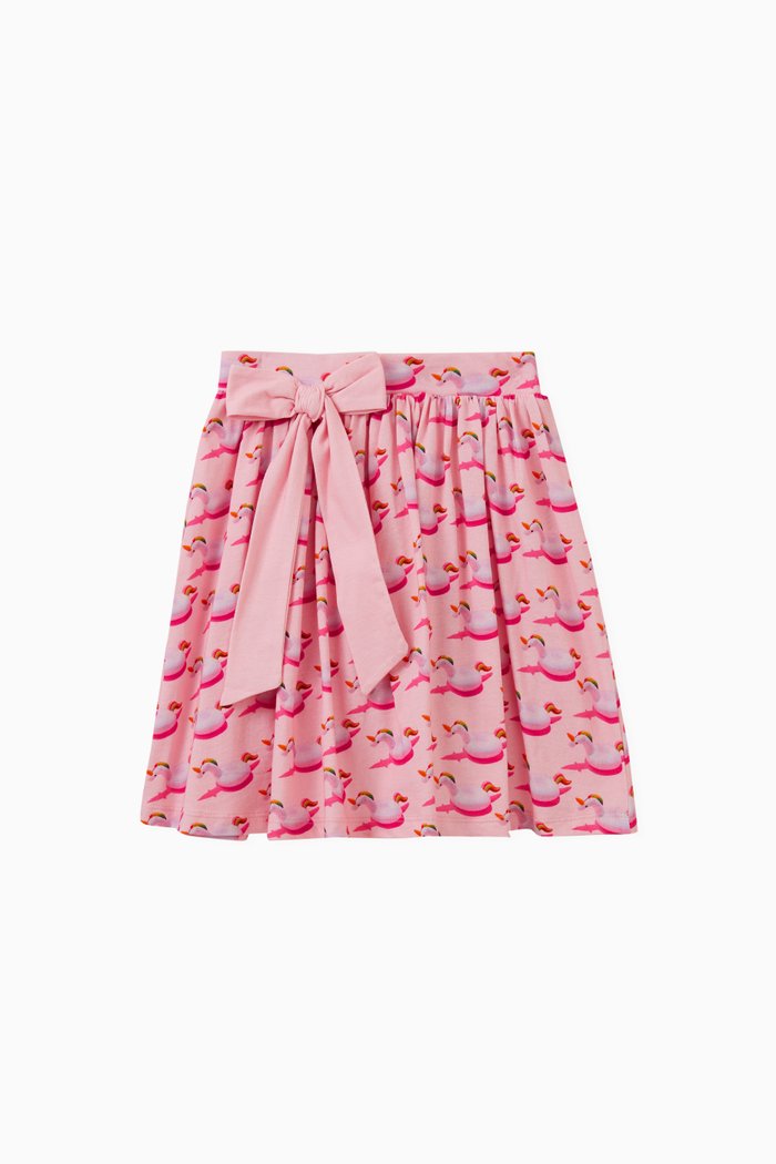 Unicorn Skirt in Cotton, Pink