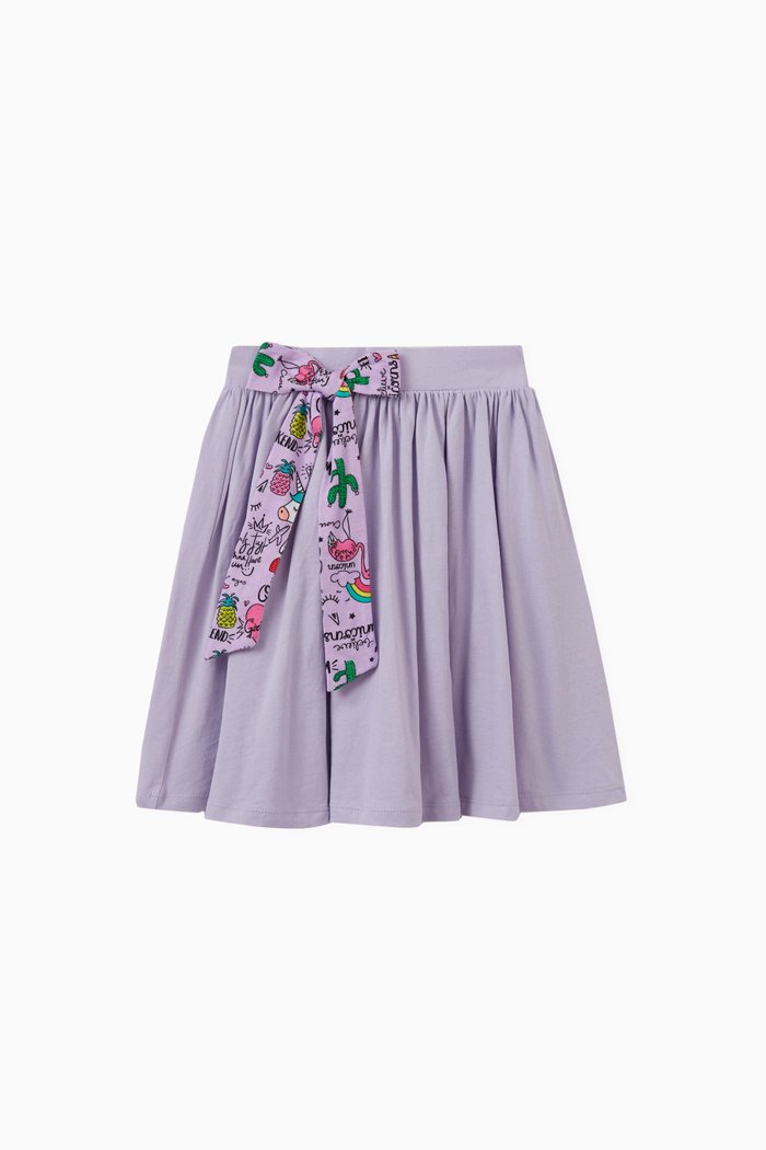 

Unicorn Skirt in Cotton, Purple