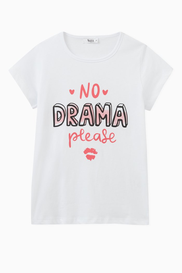

Graphic T-shirt in Cotton, White