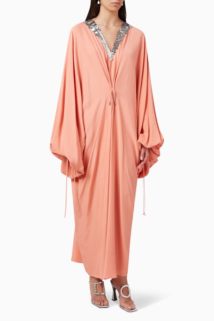 

Coral Sands Embellished Maxi Dress, Orange