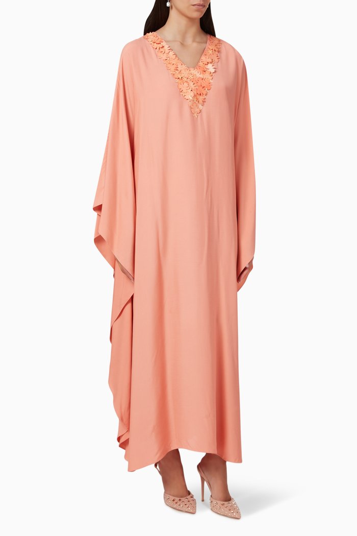 

Blush Floral Maxi Kaftan, Orange