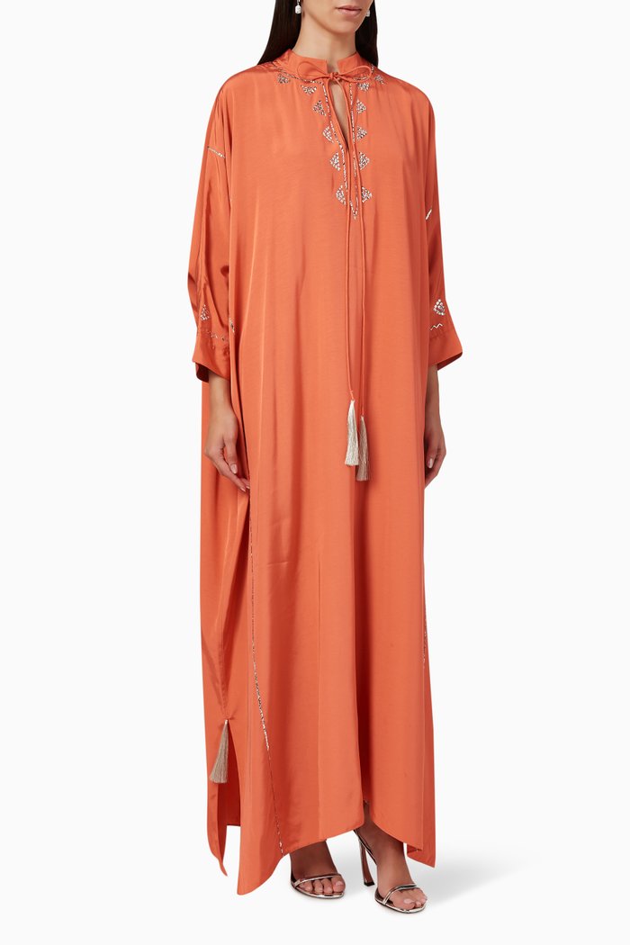 Canyon Sunset Makaish Maxi Kaftan, Orange