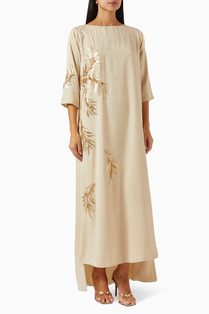 

Embellished Kaftan, Neutral