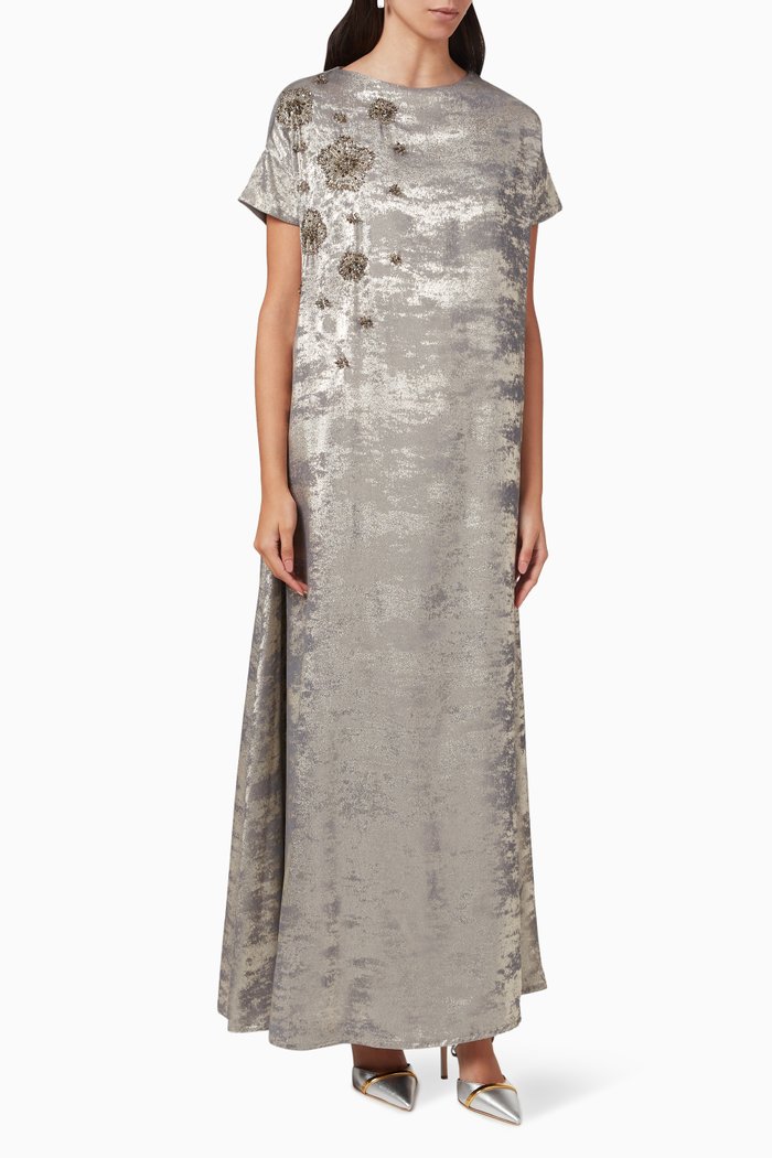 

Embellished Kaftan, Grey