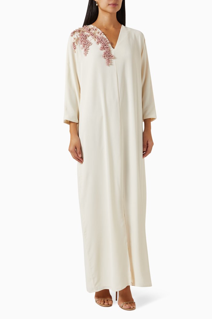

Embellished Kaftan, Neutral
