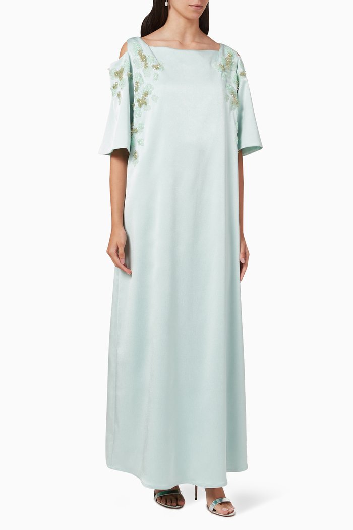 

Embellished Kaftan, Green