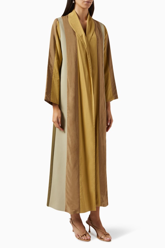

Two-tone Abaya, Multicolour