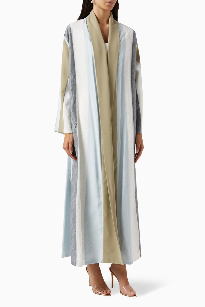 

Two-tone Abaya, Multicolour