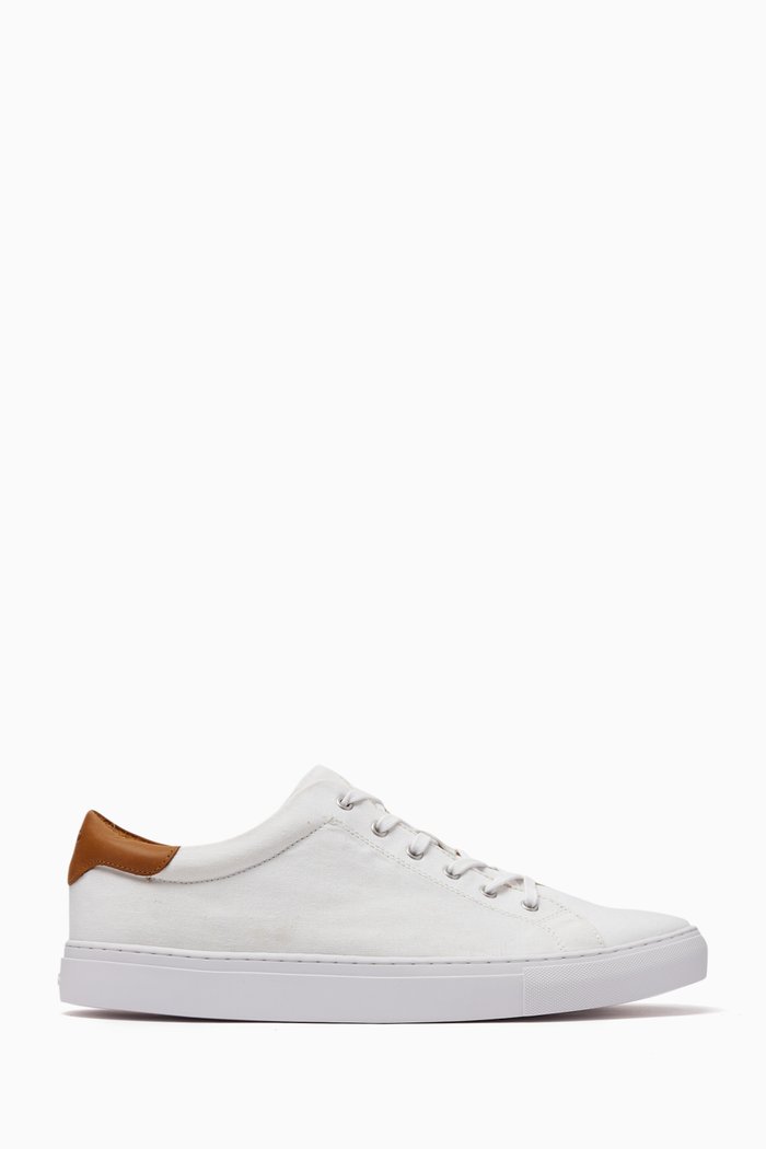 Jermain II Low-top Sneakers in Leather, White