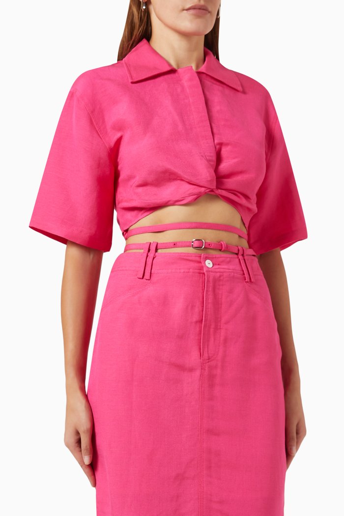 

Horizon Crop Top, Pink