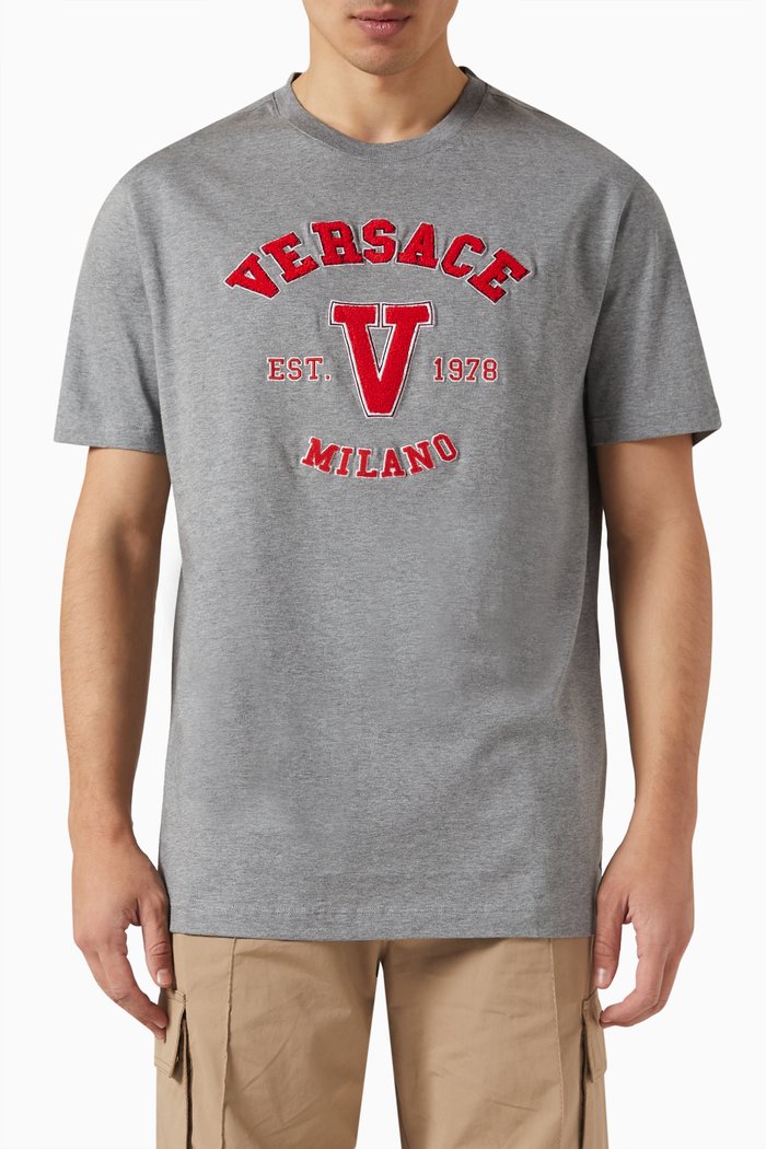 

Varsity T-shirt in Cotton Jersey, Multicolour