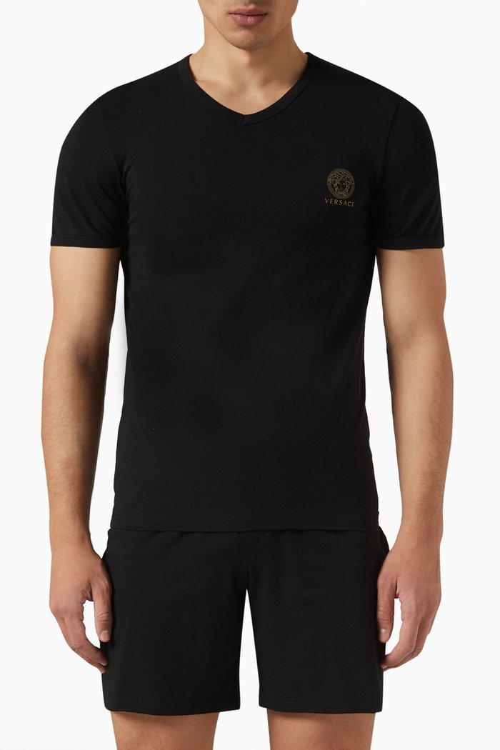 

Undershirt in Cotton Jersey, Black