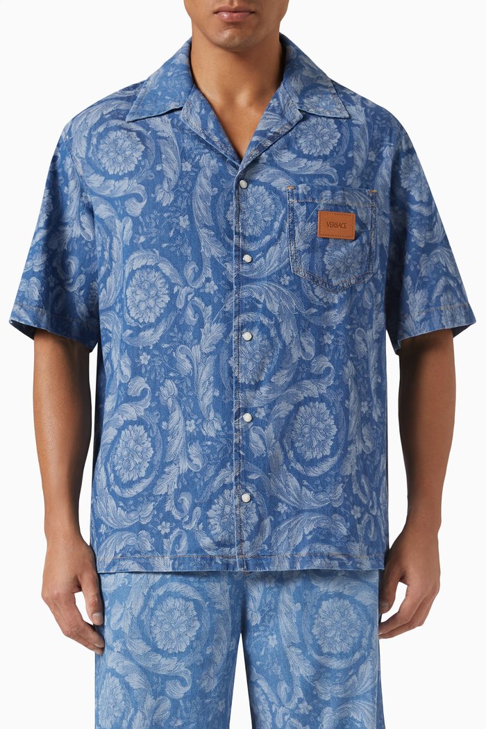 

Barroco Shirt in Denim, Blue