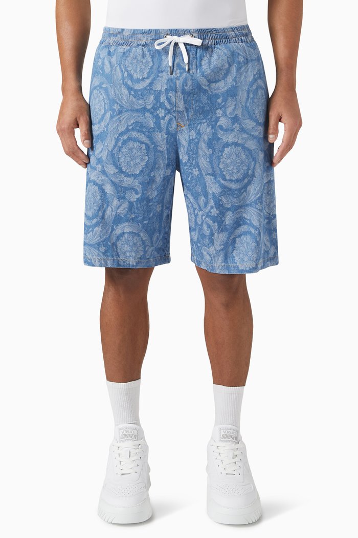 Barroco Shorts in Denim, Blue