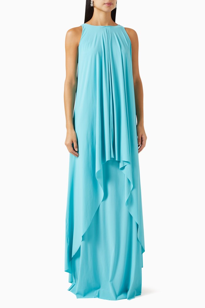 

Golkar Layered Maxi Dress, Blue