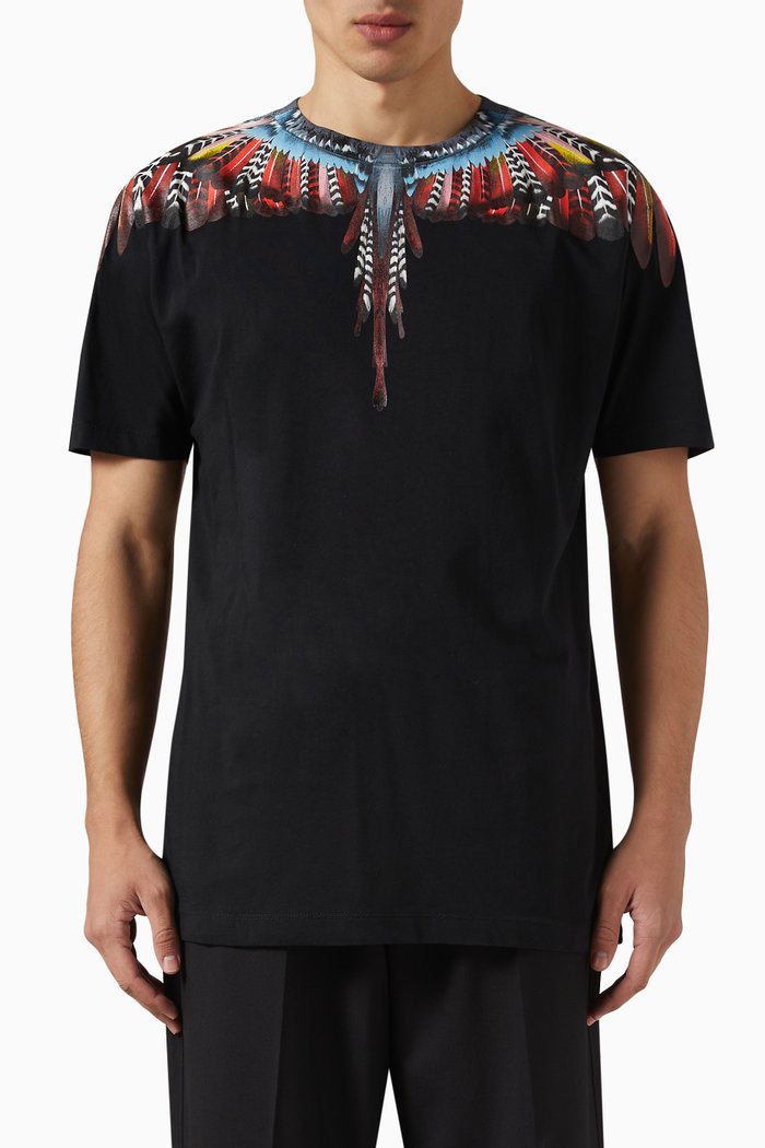 

Grizzly Wings T-shirt in Organic Cotton Jersey, Black