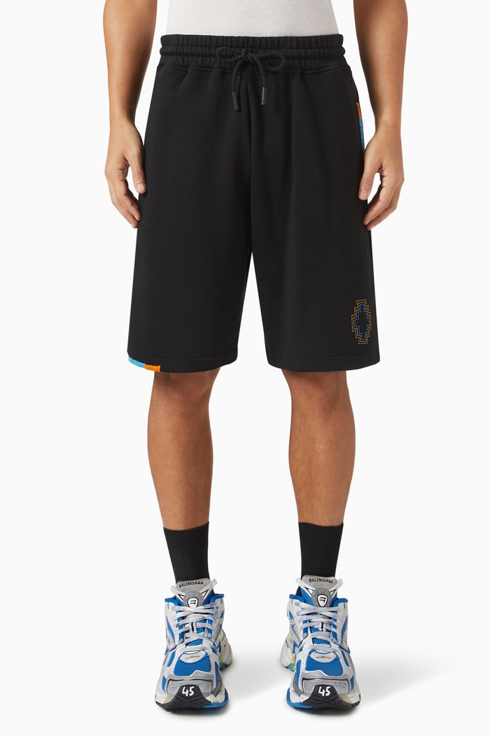 

Cargo Shorts in Cotton Jersey, Black