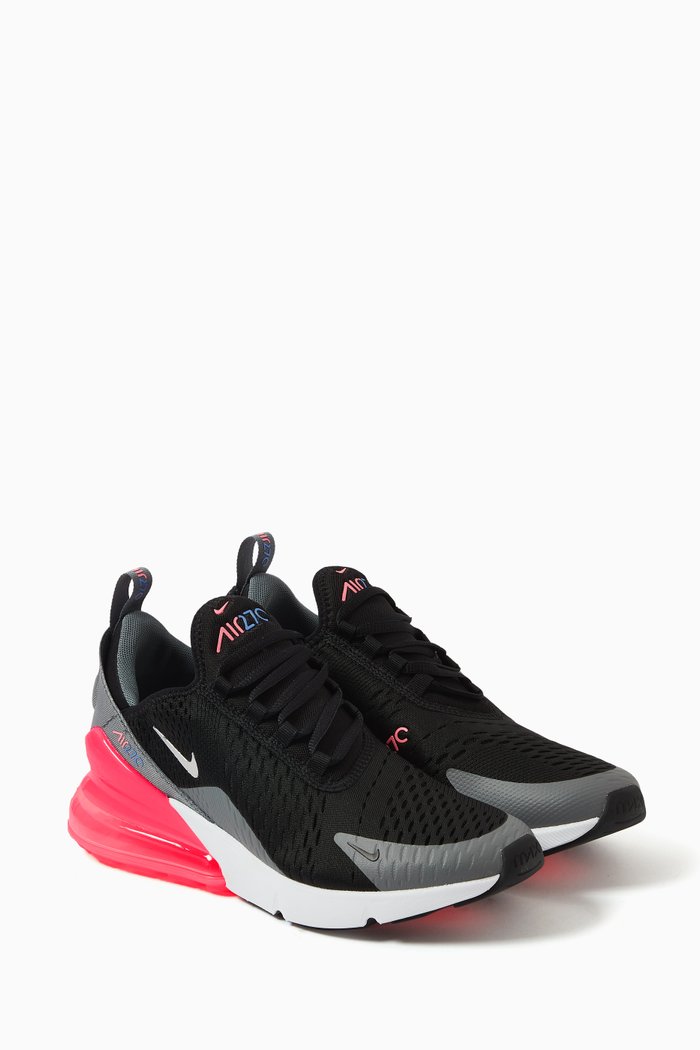 

Air Max 270 Sneakers in Mesh-knit, Black