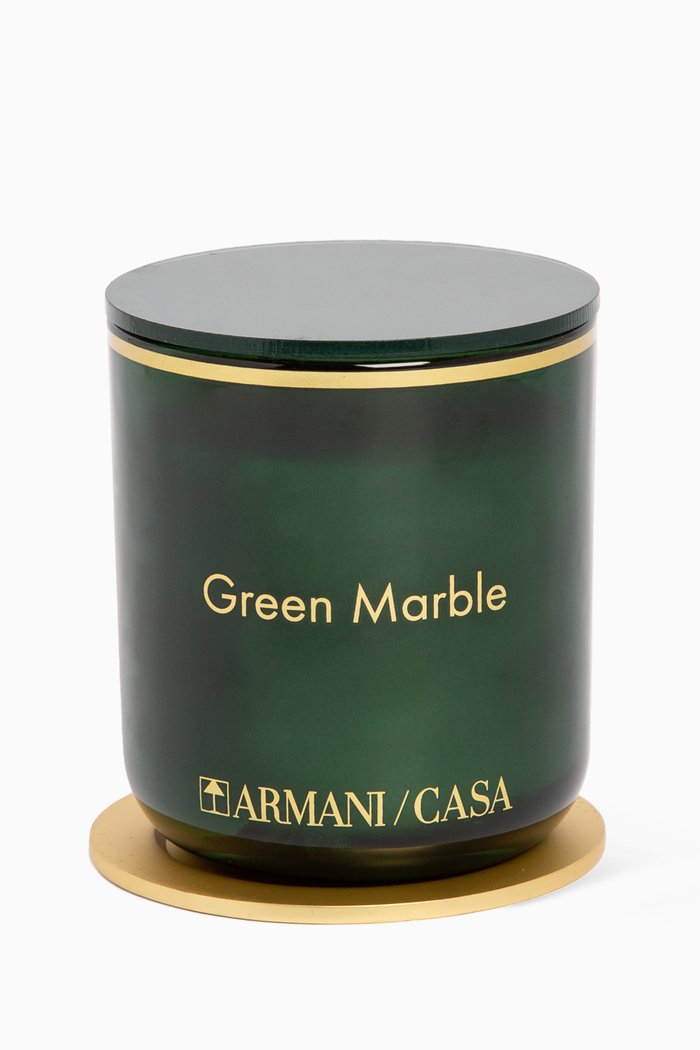 

Pegaso Scented Candle - Dark Green, 200g, Colourless