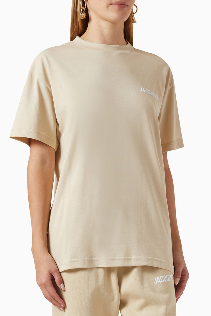 

Le T-shirt Jacquemus in Cotton, Neutral