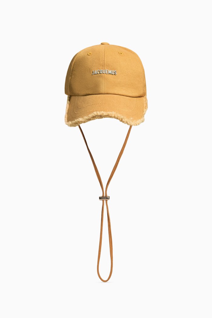 

La Casquette Artichaut Fringe Baseball Cap in Cotton, Neutral