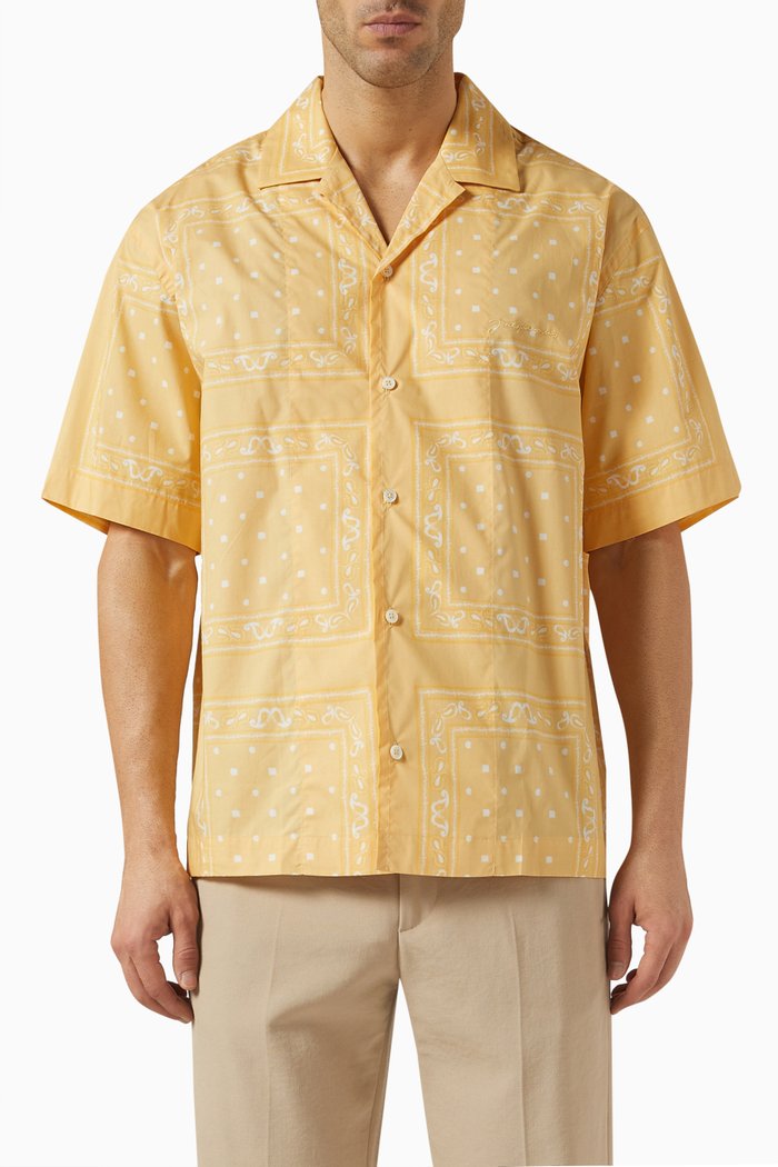 

Bowling Shirt in Cotton, Yellow