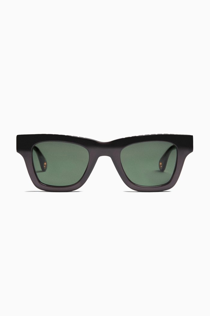 

Les Lunettes Nocio Sunglasses in Acetate, Black
