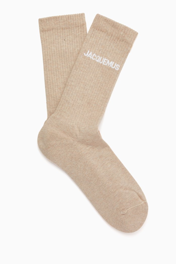 

Les Chaussettes Jacquemus in Organic Cotton-blend, Neutral