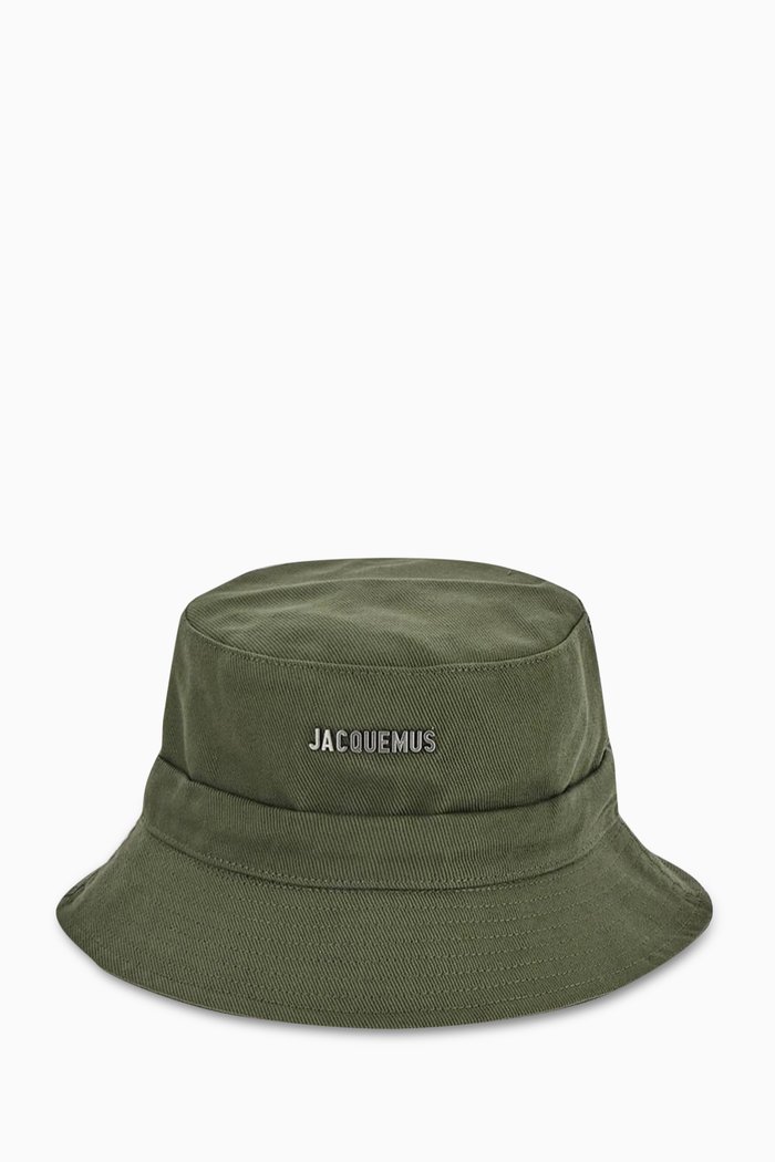 

Le Bob Gadjo Bucket Hat in Cotton-canvas, Green