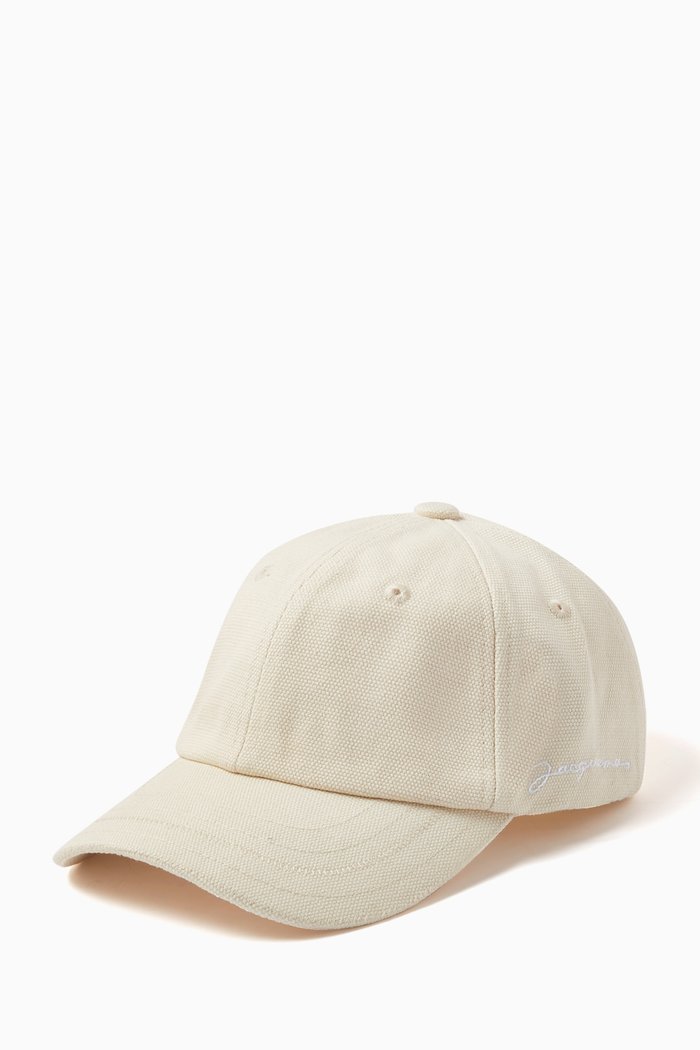 

La Casquette Signature Baseball Cap in Cotton, Neutral