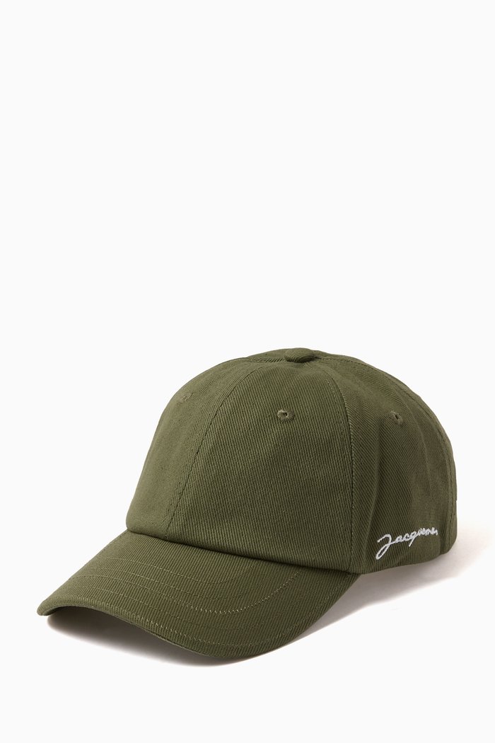 

La Casquette Signature Baseball Cap in Cotton, Brown