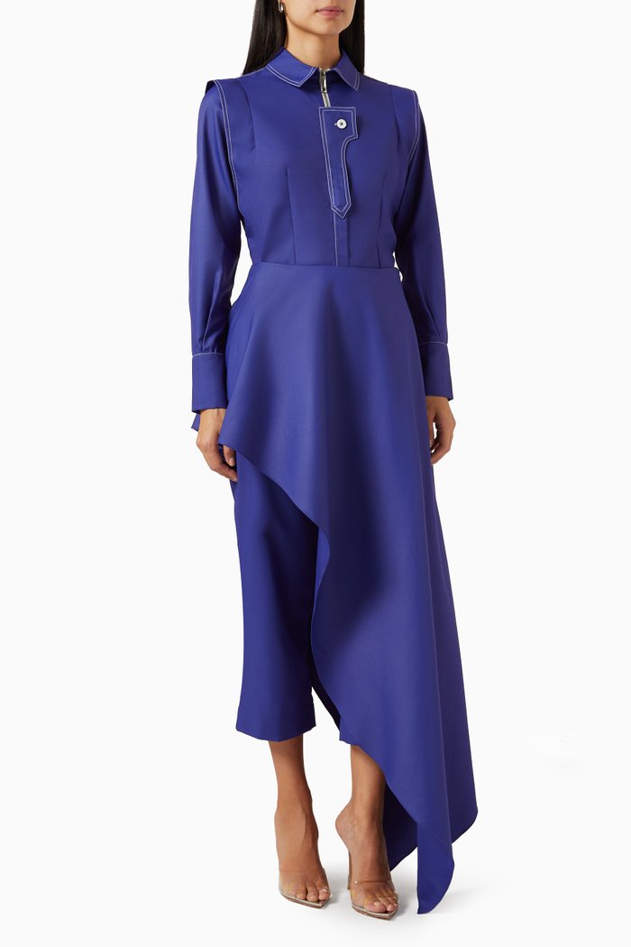 

Victoria Set in Terry Rayon, Blue