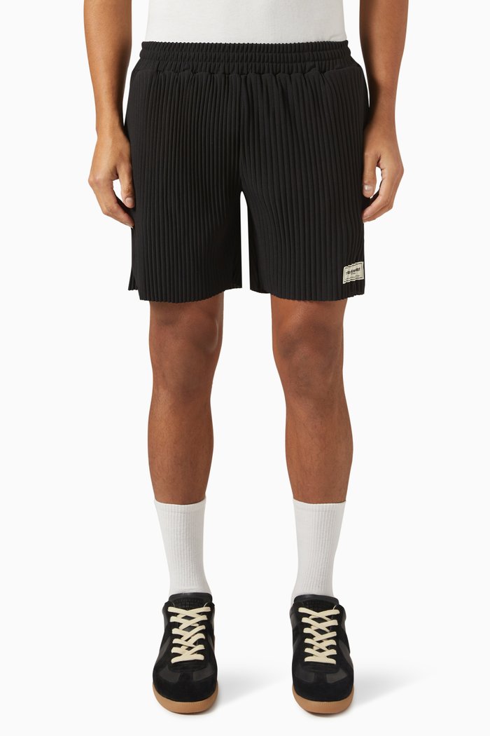 

Pleated Shorts in PLISSE100©, Black