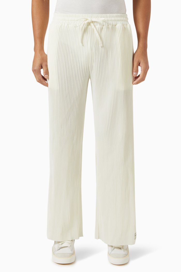 

Wide-leg Pants in PLISSE100©, Neutral