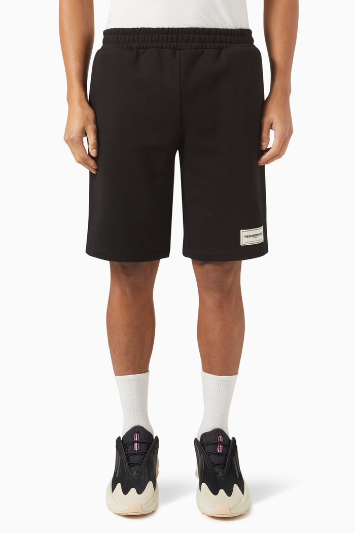 

Lounge Shorts in Organic Fleece, Black